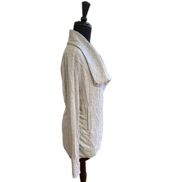 Helmut Lang Villonous Asymmetrical Light Gray Biker Jacket Size M - Picture 7 of 15